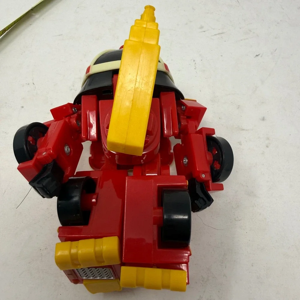 Silverlit Robocar Poli Roy Fire Truck Transforming Robot Action Figure Red 5